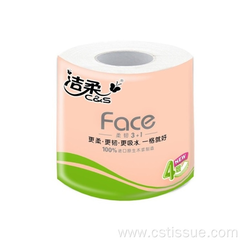 Odorless 3 Ply Soft Tenacious Toilet Tissue